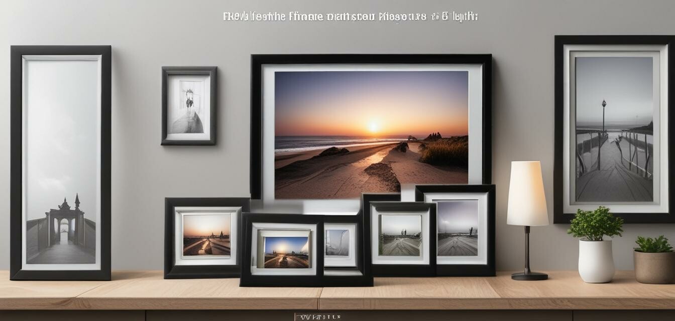 Digital Photo Frame Comparison Chart