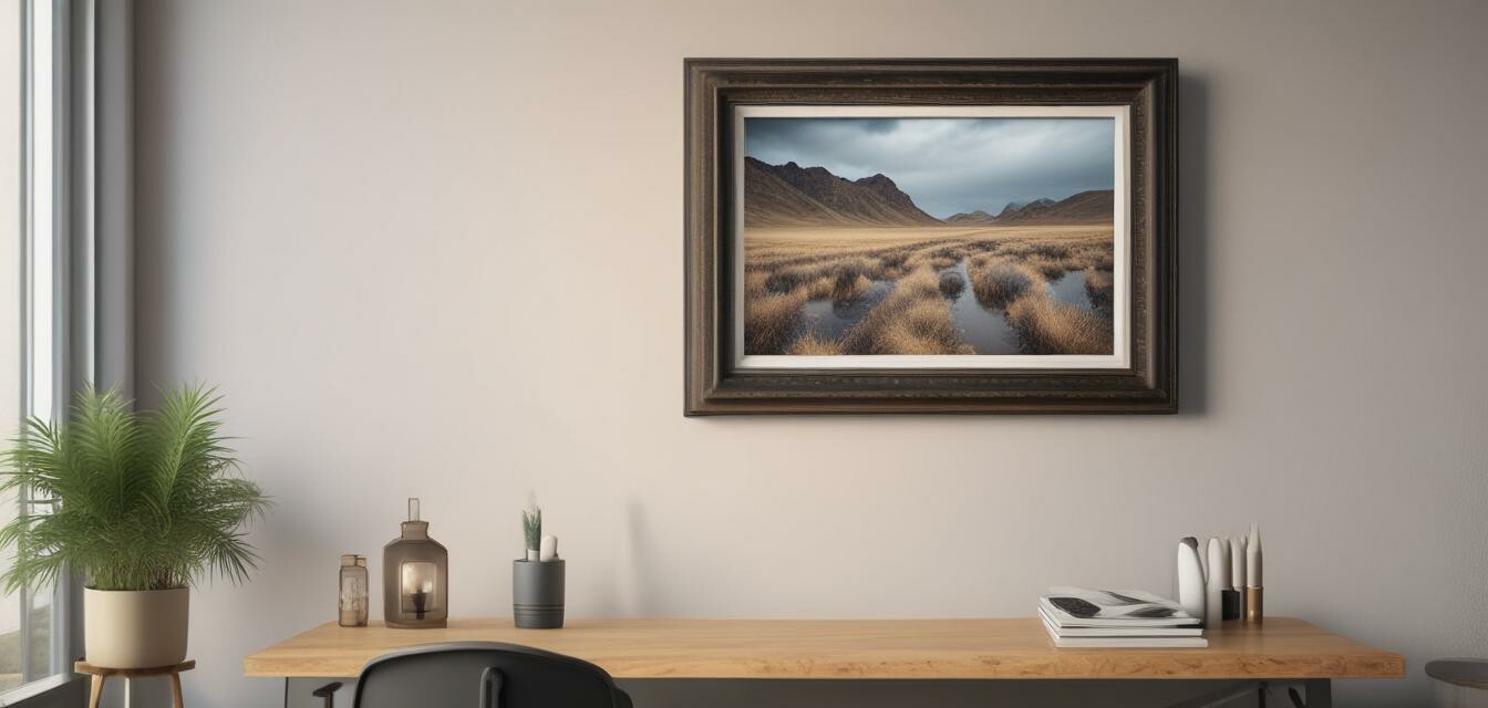 Digital Photo Frame on Wall